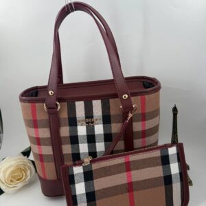 Burberry Kanvas Omuz Çantası